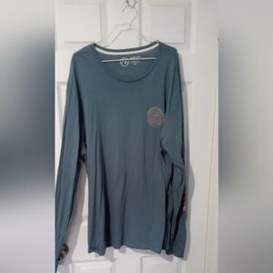 Burton Blue Relaxed Long Sleeve T-Shirt